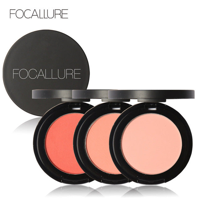new FOCALLURE 11 Colors Face Mineral Pigment Blusher Blush Powder Brozer Cosmestics Professional Palette Blush Contour Shadow