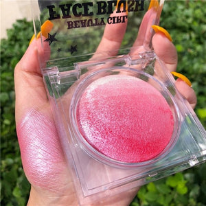 Face Blusher Powder Rouge Makeup Cheek Blush Powder Mineral Blusher Palette Cream Natural Blush Highlighter Base Foundation